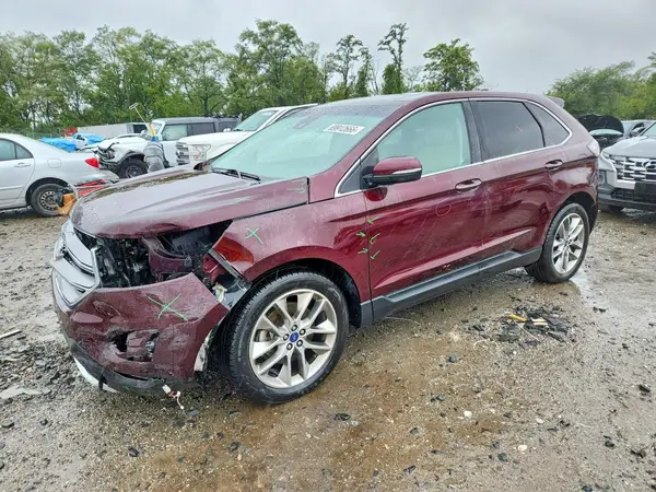 2FMPK4K85JBC30597 — 2018 Ford EDGE, Передняя часть (Front End), фото до ремонта