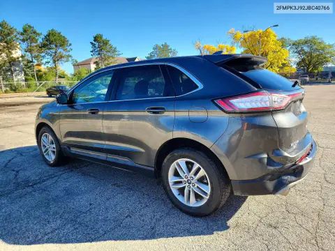 2018 Ford Edge Sel VIN 2FMPK3J92JBC40766 фото 2