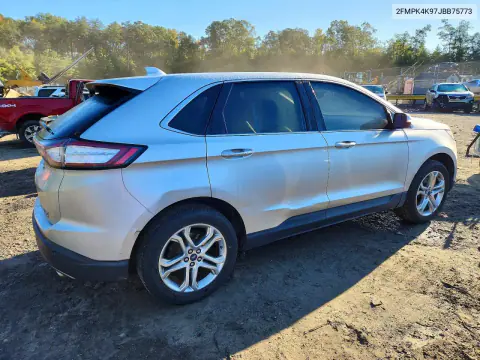 2018 Ford Edge Titanium VIN 2FMPK4K97JBB75773 фото 3