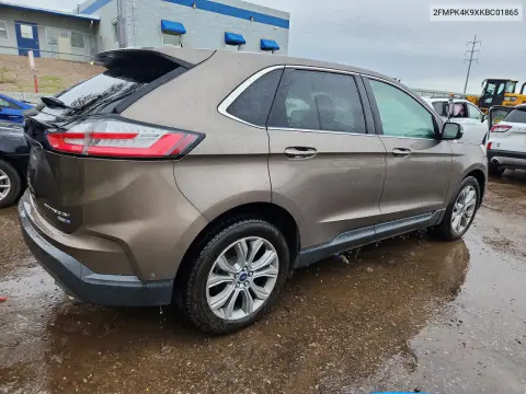2019 Ford Edge Titanium VIN 2FMPK4K9XKBC01865 фото 3