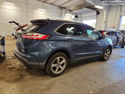 2019 Ford Edge Sel VIN 2FMPK4J91KBC33055 фото 3