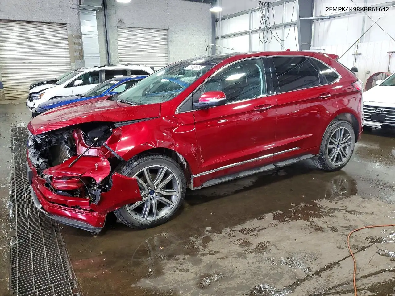 2019 Ford Edge Titanium VIN 2FMPK4K98KBB61642 фото 1