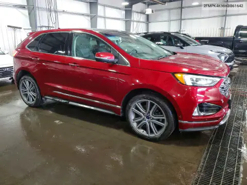 2019 Ford Edge Titanium VIN 2FMPK4K98KBB61642 фото 4