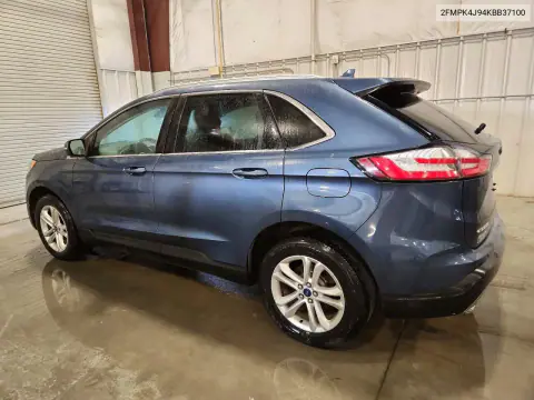 2019 Ford Edge Sel VIN 2FMPK4J94KBB37100 фото 2