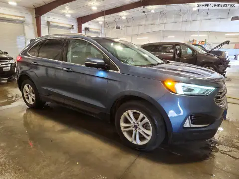 2019 Ford Edge Sel VIN 2FMPK4J94KBB37100 фото 4