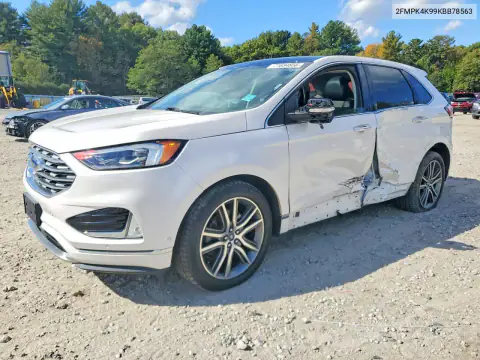 2FMPK4K99KBB78563 — 2019 Ford EDGE, Сторона, фото до ремонта