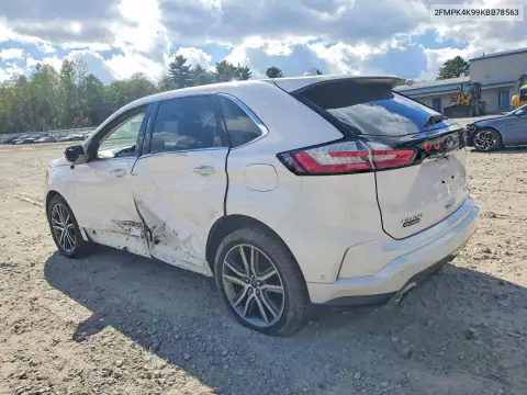 2FMPK4K99KBB78563 — 2019 Ford EDGE, фото 2 с аукциона Copart, Сторона