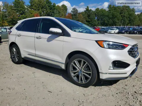 2FMPK4K99KBB78563 — 2019 Ford EDGE, фото 4 с аукциона Copart, Сторона