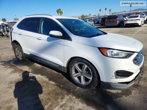 2020 Ford Edge Sel VIN 2FMPK4J92LBB12407 фото 4