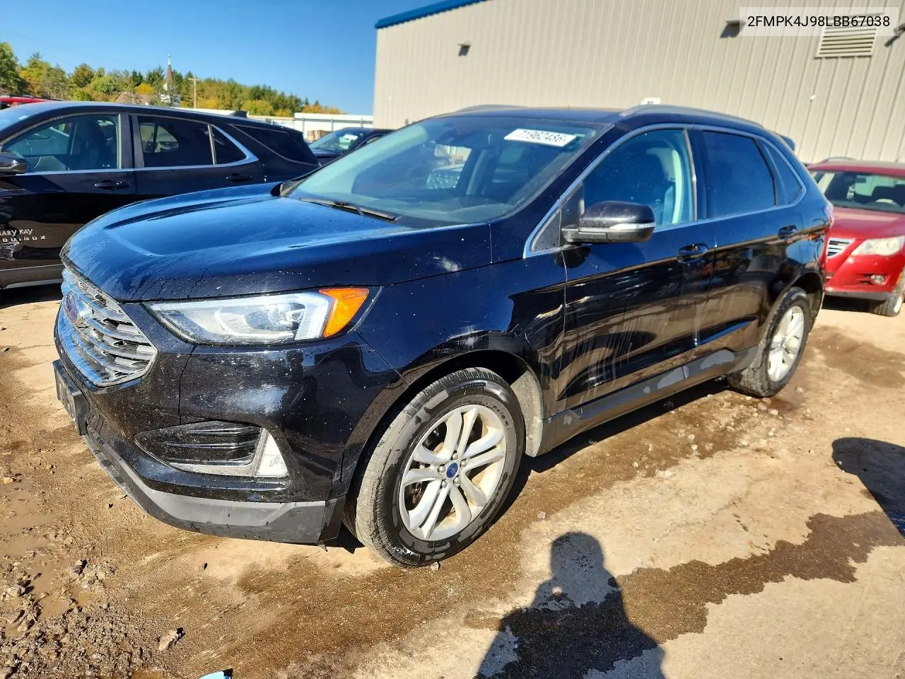 2FMPK4J98LBB67038 Ford EDGE 2020 — повреждение Сторона, фото до ремонта
