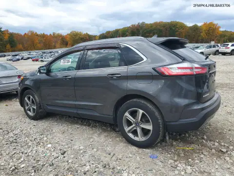 2FMPK4J98LBA83706 — 2020 Ford EDGE, фото 2 с аукциона Copart, Передняя часть