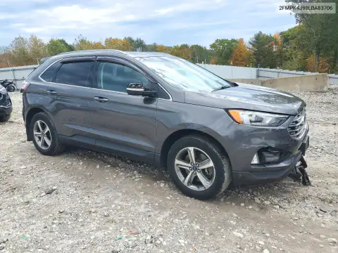2FMPK4J98LBA83706 — 2020 Ford EDGE, фото 4 с аукциона Copart, Передняя часть