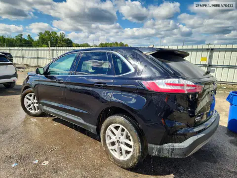 2FMPK4J98RBA70432 — 2024 Ford EDGE, фото 2 с аукциона Copart 15.10.2026, Повреждения снизу