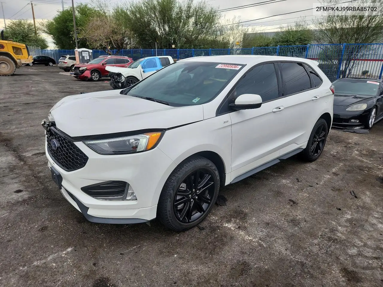 2024 Ford Edge Sel VIN 2FMPK4J99RBA85702 фото 1