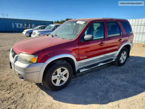 1FMCU95H86KA08487 — 2006 Ford Escape, Мелкие вмятины и царапины, фото до ремонта
