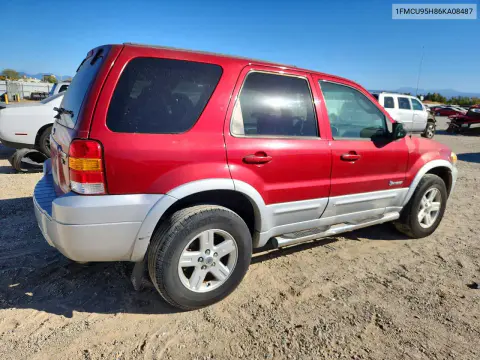 2006 Ford Escape Hev VIN 1FMCU95H86KA08487 фото 3