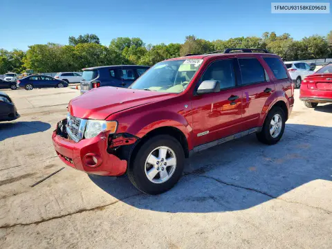 1FMCU93158KE09603 — 2008 Ford Escape, Передняя часть, фото до ремонта