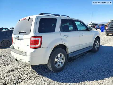 2010 Ford Escape Limited VIN 1FMCU9EG1AKD38679 фото 3
