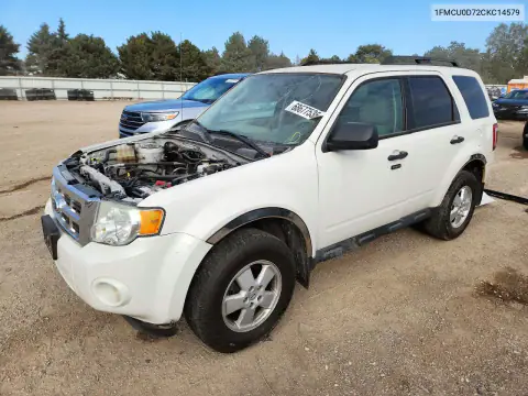 1FMCU0D72CKC14579 — 2012 Ford Escape, Передняя часть, фото до ремонта