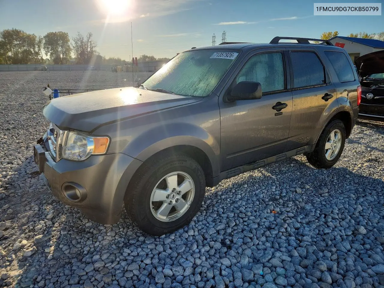 2012 Ford Escape Xlt VIN 1FMCU9DG7CKB50799 фото 1