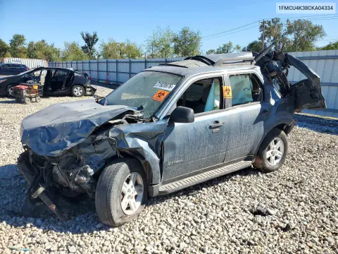 1FMCU4K38CKA04334 — 2012 Ford Escape, Повреждения со всех сторон, фото до ремонта