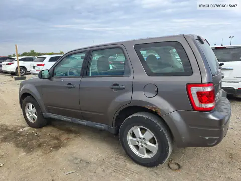 2012 Ford Escape Xls VIN 1FMCU0C78CKC15687 фото 2
