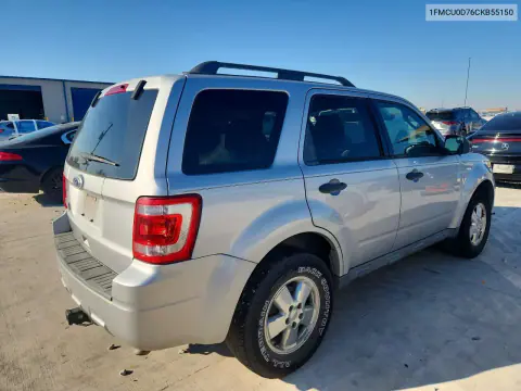 2012 Ford Escape Xlt VIN 1FMCU0D76CKB55150 фото 3