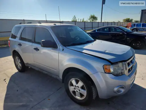 2012 Ford Escape Xlt VIN 1FMCU0D76CKB55150 фото 4