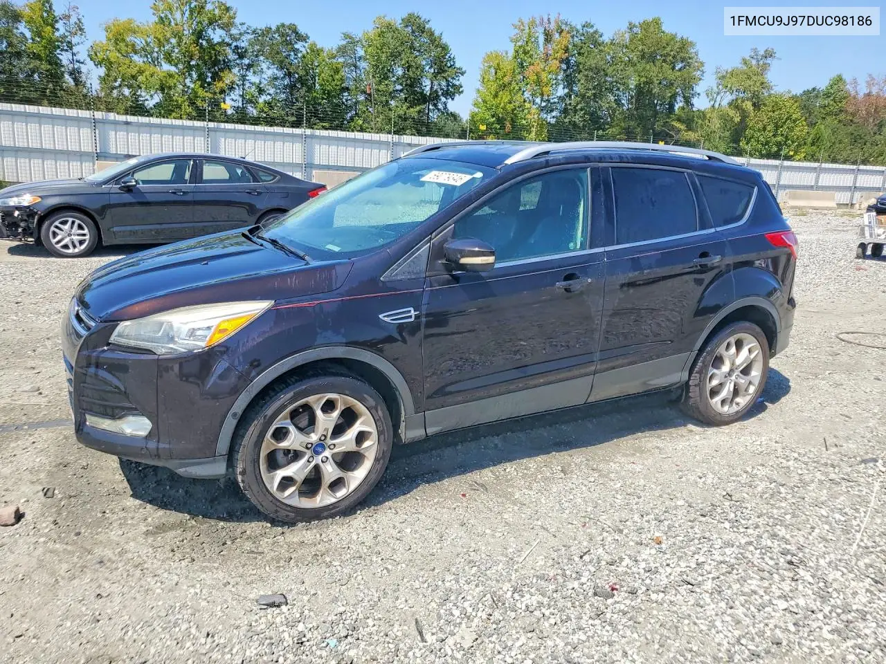 2013 Ford Escape Titanium VIN 1FMCU9J97DUC98186 фото 1