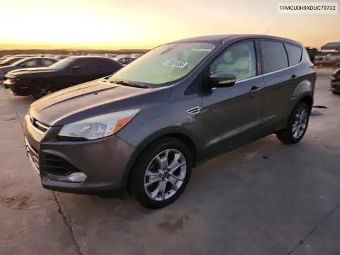 1FMCU0H9XDUC79732 — 2013 Ford Escape, Задняя часть, фото до ремонта