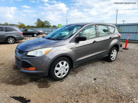 1FMCU0F74DUD77320 — 2013 Ford Escape, Передняя часть, фото до ремонта