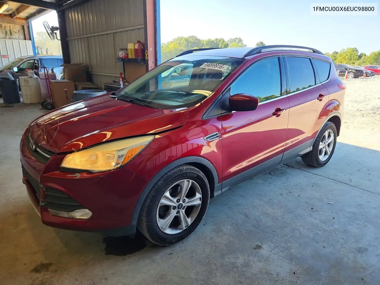 2014 Ford Escape Se VIN 1FMCU0GX6EUC98800 фото 1