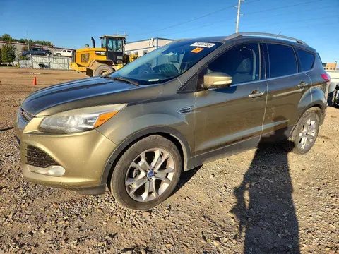 1FMCU0JX5EUA52121 — 2014 Ford Escape, Град (Hail), фото до ремонта