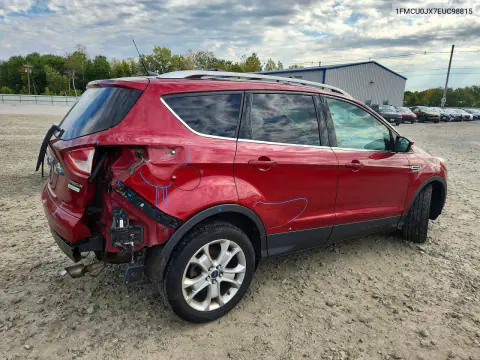 2014 Ford Escape Titanium VIN 1FMCU0JX7EUC98815 фото 3