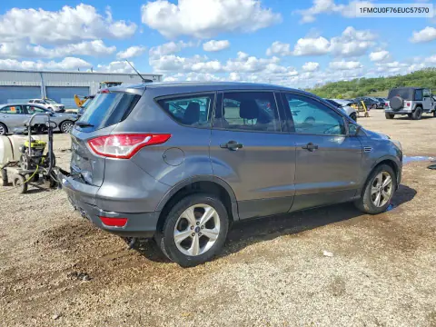 2014 Ford Escape S VIN 1FMCU0F76EUC57570 фото 3