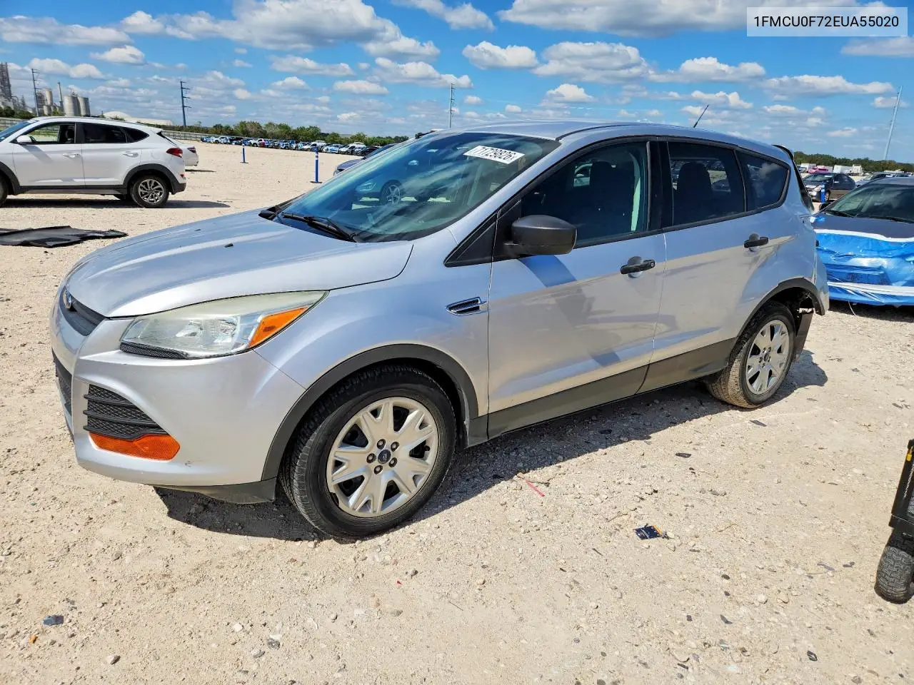 2014 Ford Escape S VIN 1FMCU0F72EUA55020 фото 1