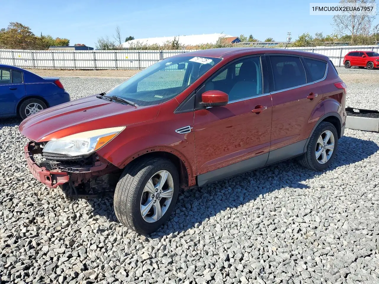 2014 Ford Escape Se VIN 1FMCU0GX2EUA67957 фото 1