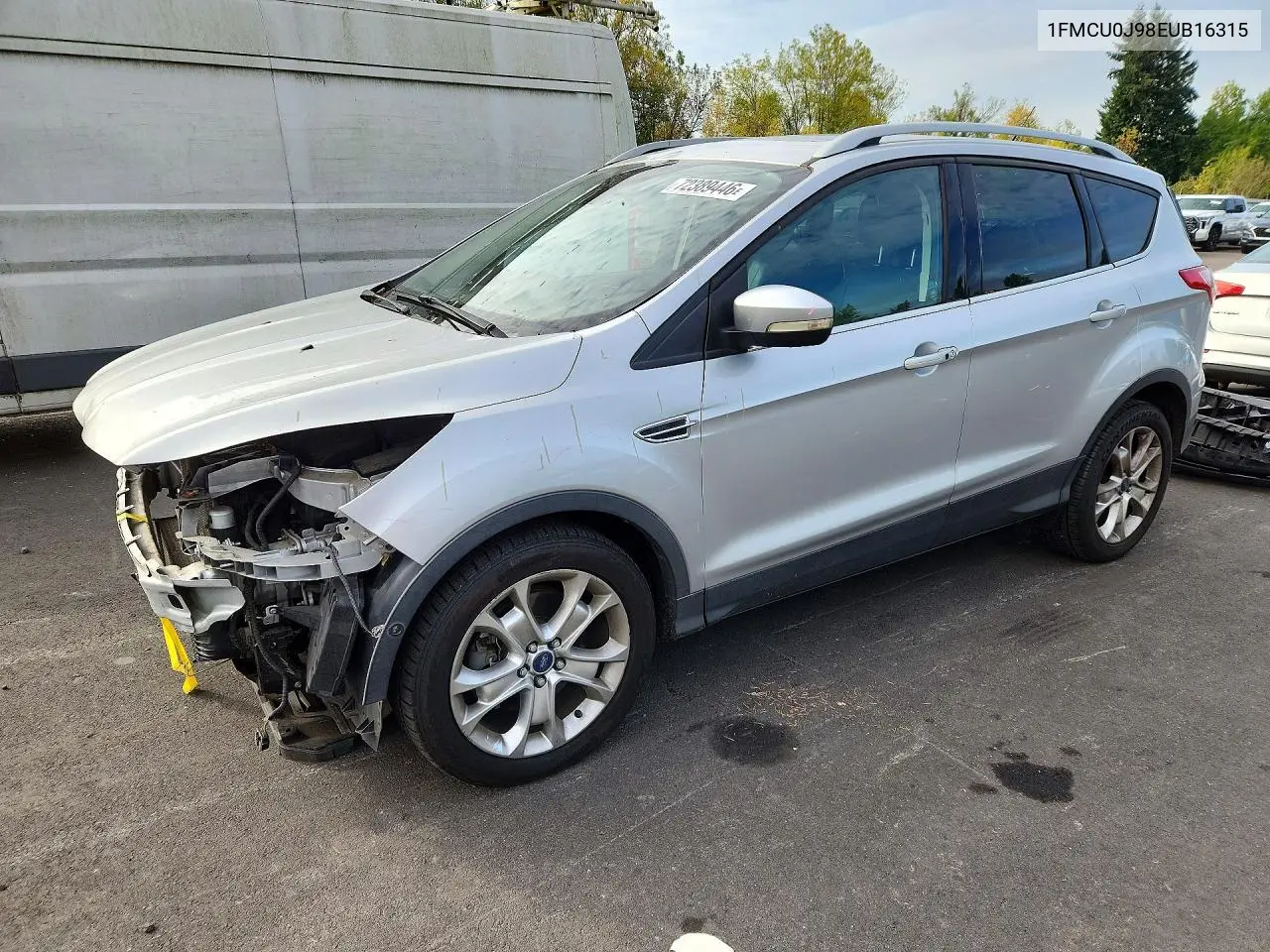 2014 Ford Escape Titanium VIN 1FMCU0J98EUB16315 фото 1