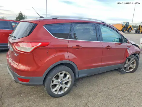 2015 Ford Escape Titanium VIN 1FMCU9J99FUC11570 фото 3