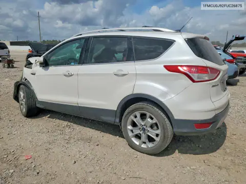2015 Ford Escape Titanium VIN 1FMCU0J92FUC26875 фото 2