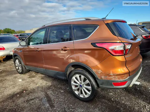2017 Ford Escape Titanium VIN 1FMCU9J9XHUE25356 фото 2