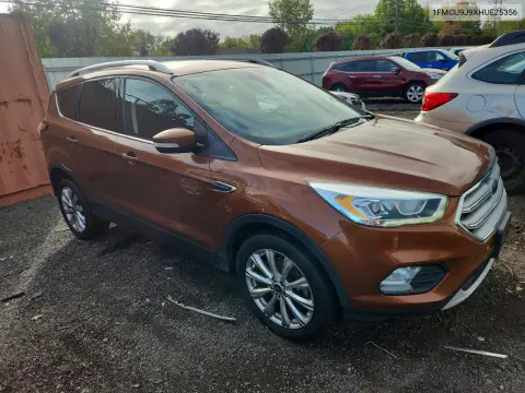 2017 Ford Escape Titanium VIN 1FMCU9J9XHUE25356 фото 4