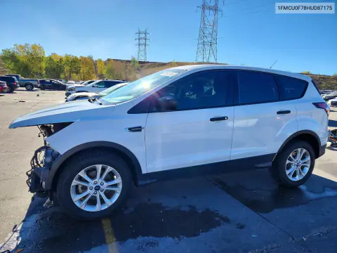 1FMCU0F78HUD87175 — 2017 Ford Escape, Передняя часть, фото до ремонта