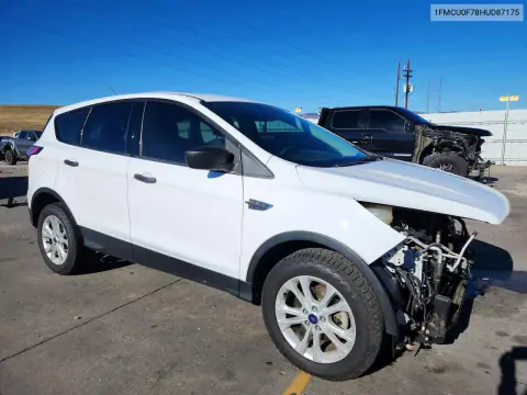 2017 Ford Escape S VIN 1FMCU0F78HUD87175 фото 4
