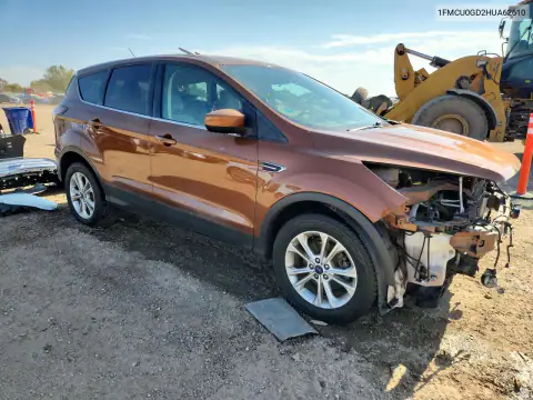 1FMCU0GD2HUA62610 — 2017 Ford Escape, фото 4 с аукциона Copart, Передняя часть