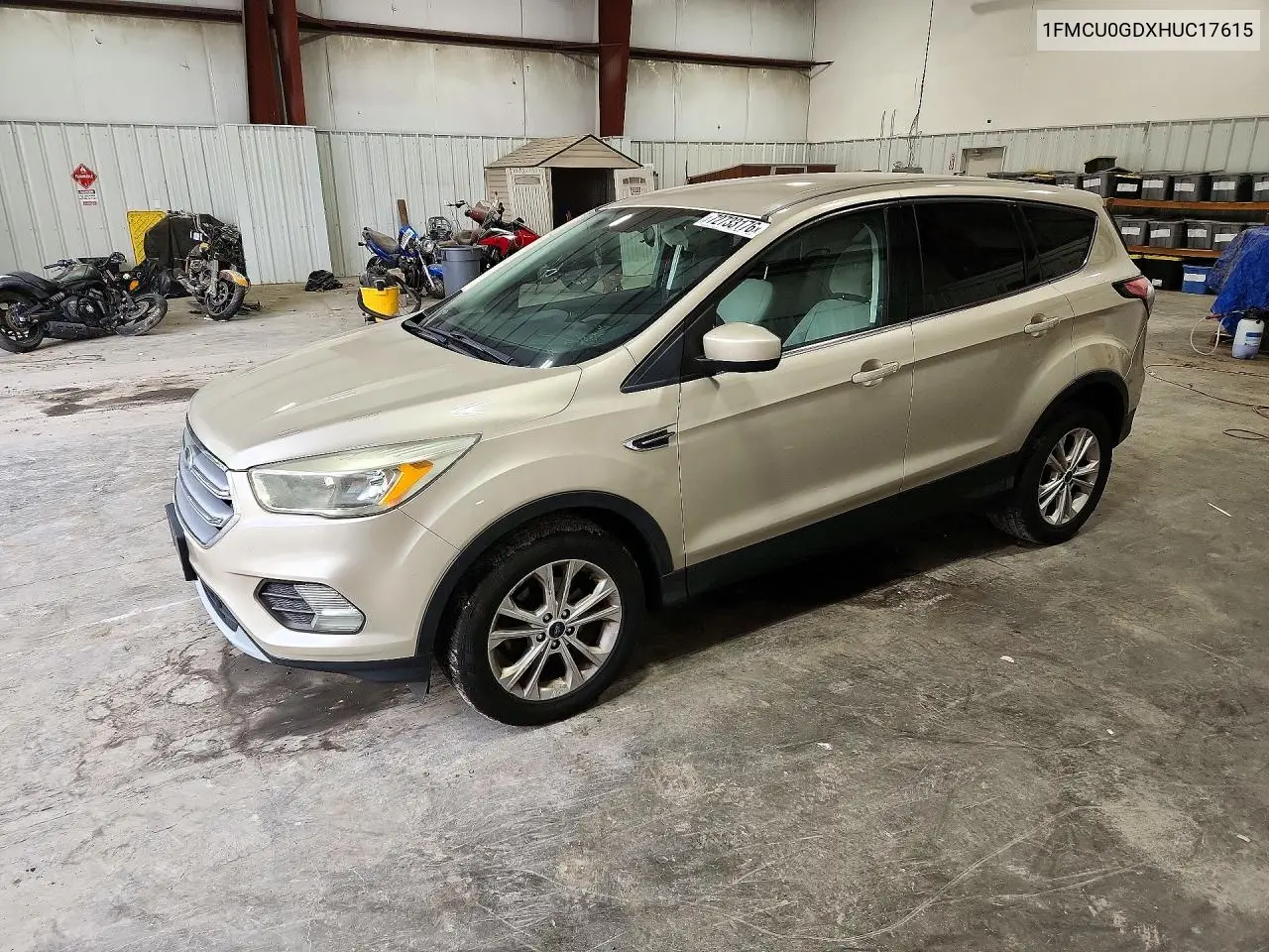 2017 Ford Escape Se VIN 1FMCU0GDXHUC17615 фото 1