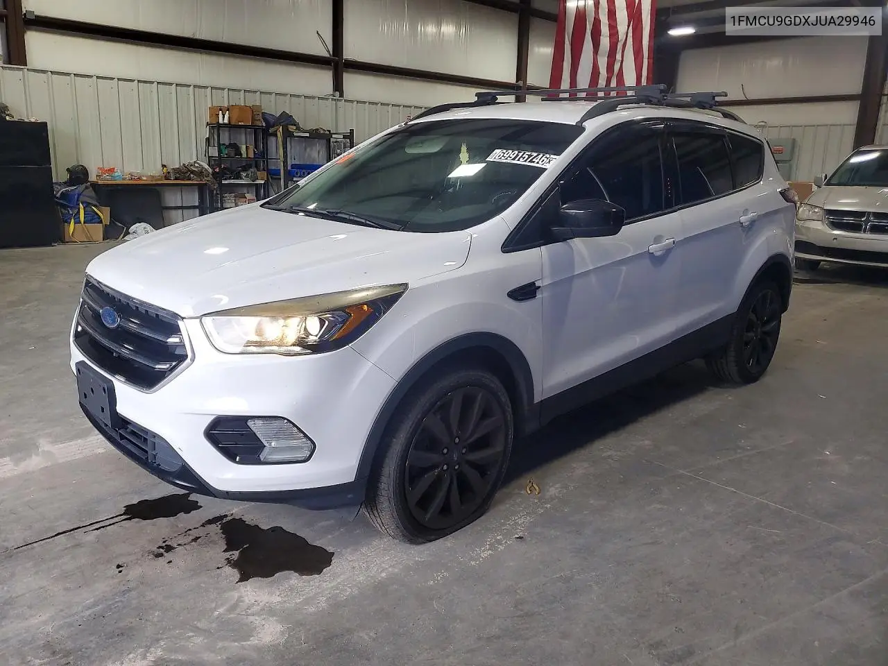 2018 Ford Escape Se VIN 1FMCU9GDXJUA29946 фото 1
