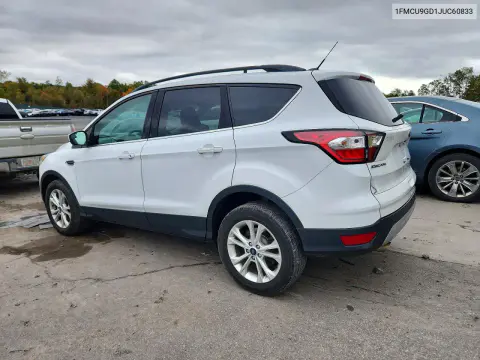 2018 Ford Escape Se VIN 1FMCU9GD1JUC60833 фото 2