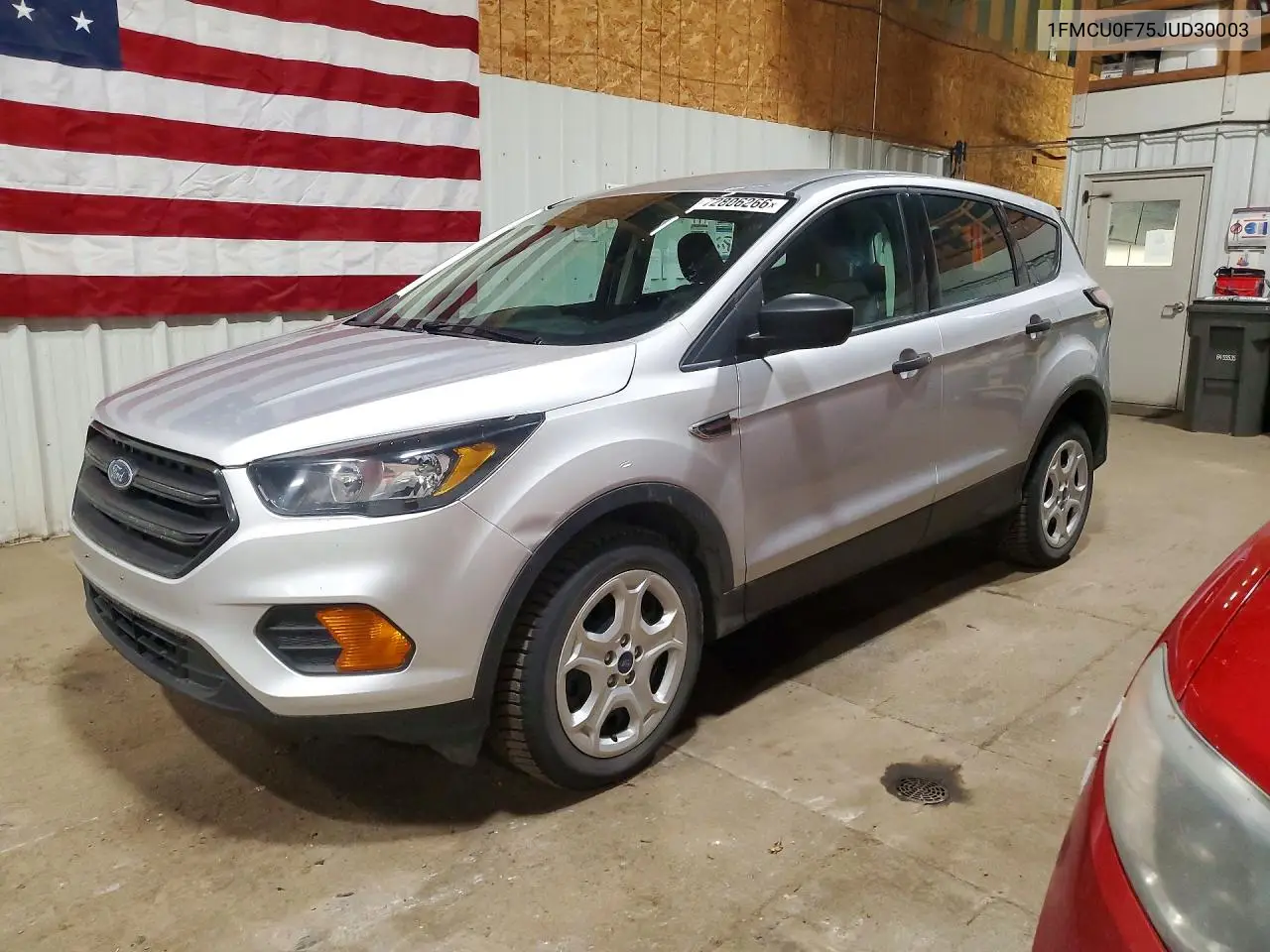 2018 Ford Escape S VIN 1FMCU0F75JUD30003 фото 1
