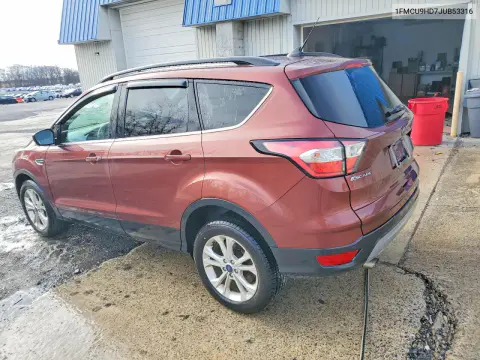 2018 Ford Escape Sel VIN 1FMCU9HD7JUB53316 фото 2